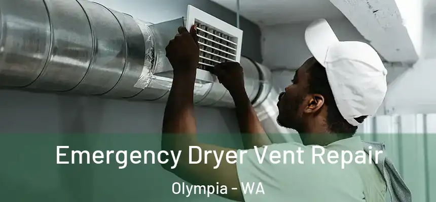 Emergency Dryer Vent Repair Olympia - WA